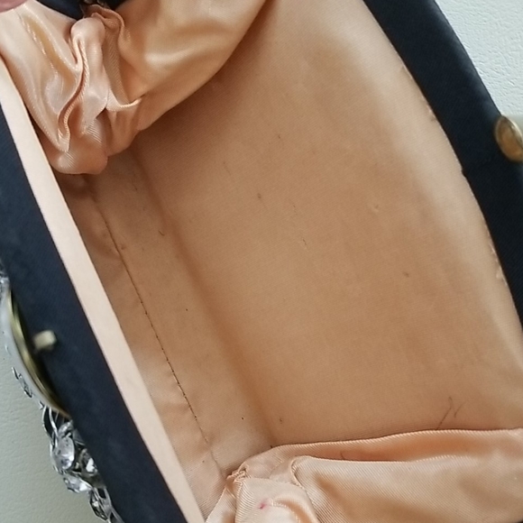 NWT Repurposed Vintage 50s Jewelry Clutch Handbag - Picture 8 of 13